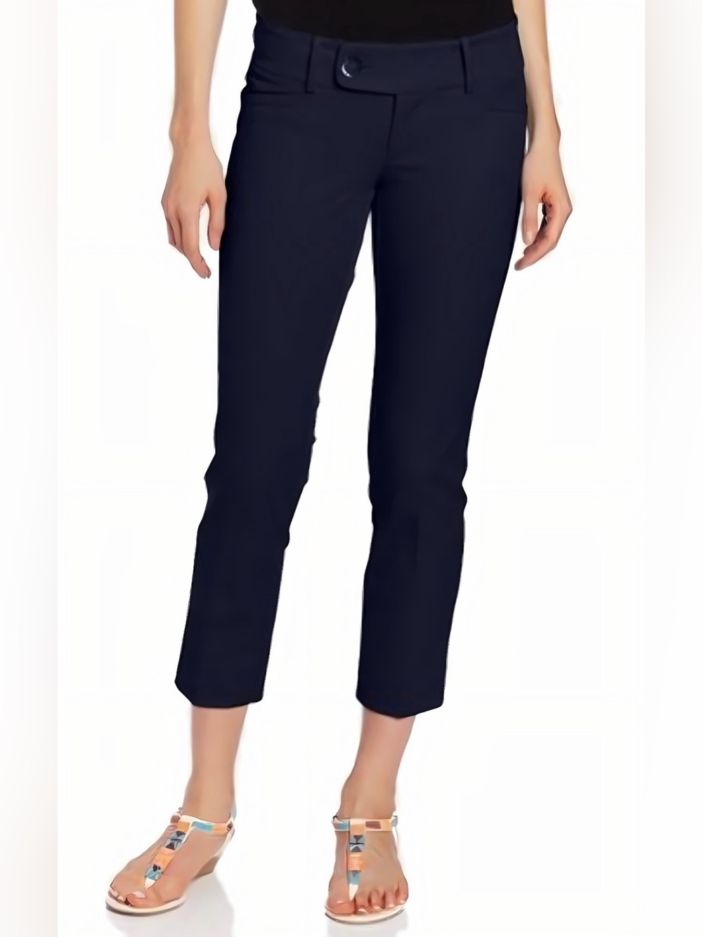 Lilly Pulitzer Luxury Navy Capri pants Size 2